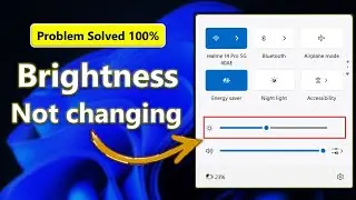 windows 11 brightness not working | laptop brightness not changing | laptop brightness not working