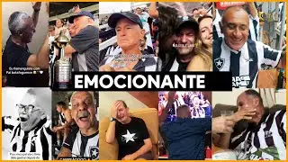 Velhinhos comemorando o título de BOTAFOGO campeão 2024