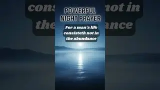 Powerful Night Prayer About Greed | Release Craving & Rest in Contentment 🌙🙏  #nightblessings
