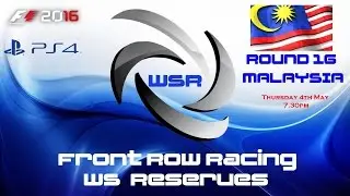 Front Row Racing WSR Round 16 Malaysia F1 2016