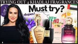 #chattyReviews ✨TRYING OUT 4 KHADLAJ fragrances - Sensuous Night, The Promise Special Ocassion &more