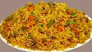 Super tasty khila khila Vegetable Masala Pulao Recipe | One Pot Veg Pulao Easy & Tasty Rice Recipe