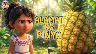 Alamat ng Pinya 👁️🍍👁️- Kwentong may Aral Para sa Batang Pilipino (3Mins Moral Lesson For Kids)