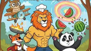 Animal cartoon 3d paly game 🦁 gorilla (ixi_cartoon)#viral #viralvideo #ixi_cartoon