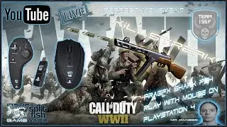 CALL OF DUTY WWII - FRAGFX SHARK PS4 GAMING MOUSE 🖱️ - Sony officially licensed