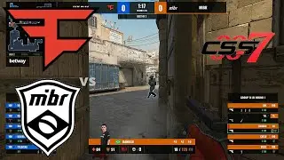 MIBR vs FaZe - HIGHLIGHTS (DUST2) - CS SUMMIT 7 | CSGO
