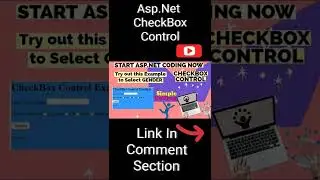 ASP.NET CheckBoxControl#asp #simplecoding #checkbox #dotnet #csharp #aspdotnet #aspcoding #microsoft