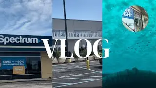 Vlog: i want to spectrum, Value city furniture, Best Buy , car wash , the store 🥰 was the name call