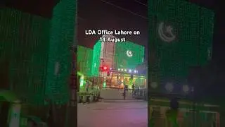 Beautiful light lahore on 14 August independence day #beautifullighting #decoratinghouse #lighthouse