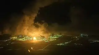 Amazing Fire and Cloud from the Sky!