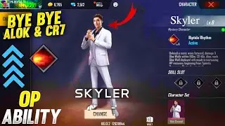 New Character Skyler Ability Test | Free Fire New Character Skyler Skill Test and Gameplay.