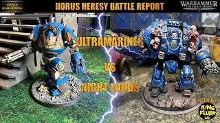 Horus Heresy : Battle Report Ultramarines vs Night Lords 2000 Points