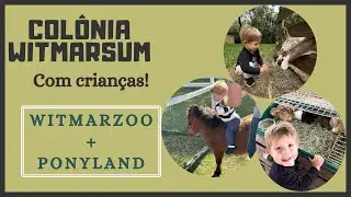 Col&ocirc;nia witmarsum com crian&ccedil;as: visitando a WITMARZOO E A PONYLAND