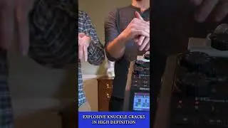 Knuckle Cracking Orchestra!🙌🎇👏#shorts #knucklecracking #bonecracking