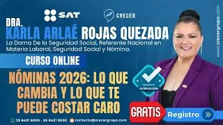 CURSO NÓMINAS 2026 POR LA DR. KARLA ROJAS 