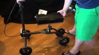 Knee Walker by Vive Steerable Leg Scooter for Broken Leg , Foot and Kneeling Crutch Replacement