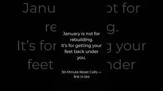 January Is Not For Rebuilding! [ Parents In The Early Days Of Divorce ]