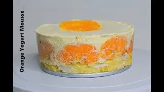 Orange yogurt mousse|| Orange Mousse|| Orange mousse cake Recipe
