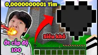 Minecraft Parkour 0,0000001 Tim... Cấp Độ Max Siêu Khó Thua Ăn ỚT, MÌ CAY, CHANH, MUỐI... Và Cái Kết