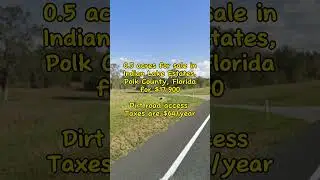 0.5 acres for sale in Polk County, FL for $17,900 #realestate #foryou #land #property #florida #fyp
