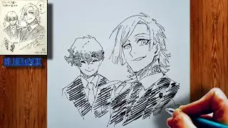 Speed Drawing Kaiser and Ness | Blue Lock | ブルーロック | Manga art