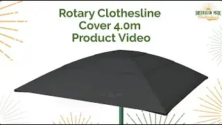Rotary Clothesline Cover 4.0m Product video - Australian Made Clothesline