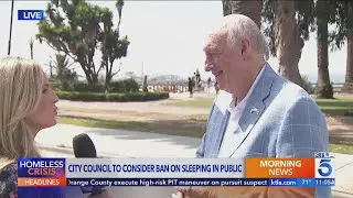 Santa Monica's mayor weighs in on potential homeless camping ban