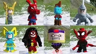 LEGO MARVEL Superheroes 2 - ALL Characters in BIG Head Mode!