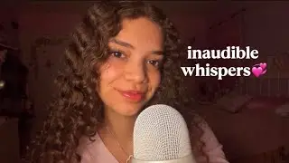 Inaudible Whispering ASMR with Hand Movements