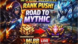 RANK PUSH 🔥 | Road to Mythic | MLBB Live #mobilelegends  #mlbb