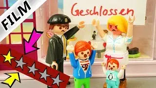 Playmobil Film deutsch CLAUDIAS CAFE SCHLIESST WEGEN NEGATIVER BEWERTUNG Kinderfilm Familie Vogel