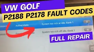 VW Golf P2188 and P2178