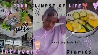 INTROVERT DIARIES:Days in my life||school,self care habits ,healthy habits ,cartless cruising.