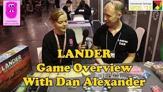 Lander, Game Overview With Dan Alexander at Spiel '19 (#spiel19 #essenspiel2019 #boardgame)