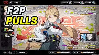 Alice Pulls F2P | Zenless Zone Zero v2.1