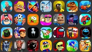 Hide in The Backroom,Banana Kong 2,Save The Fish,Subway Surfers,Roblox,Crazy Dino Park,Race Master 3