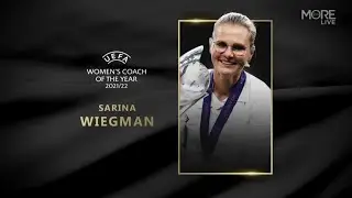 Sarina Weigman wins UEFA Women's Coach of the Year!