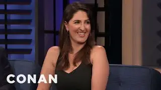 D&rsquo;Arcy Carden&rsquo;s Awkward Run-In With Molly Shannon | CONAN on TBS