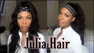 Easy!! Hairstyle For Headband Wig, Ft: Julia Hair