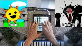 Sprunki Mr  Sun PHASE 1&ndash;15 &mdash; Played with Real instruments