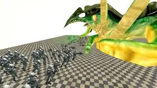100 Metrocops & Elite Soldiers vs Kingpin, Gene Worm, HECU Marines & More!