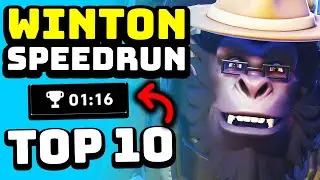 Top 10 Winston SPEEDRUN (1:16) - 100% Recruit Hero Mastery