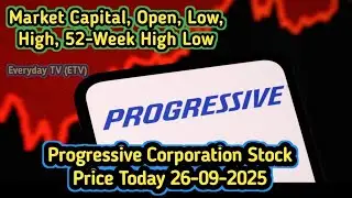 Progressive Insurance Stock Price Today | PGR 24h High/Low, Market Cap & 52-Week Range #progressive