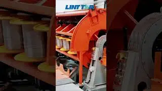 #linttop Rigid Frame Stranding Machine sucess put into production at European site  #cablemachine