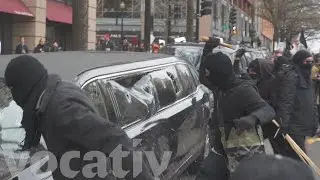 Anarchist March Against Inauguration Turns Violent