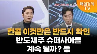 [이슈진단] 컨콜 이것만은 반드시 확인·반도체주 슈퍼사이클 계속 될까? 등 / 이슈진단 / 매일경제TV