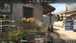 (RUSSIAN) CS: GO - Dreamhack London 2015: Envyus vs TSM (Happy deagle ACE)