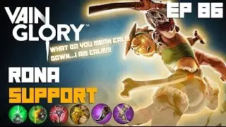 Vainglory - Episode 86: Meat Shield Rona |Tank/Support| Jungle Gameplay