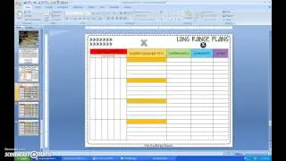 Long Range Plan Tutorial