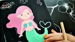 Super Satisfying Scratch Art Coloring ✨🎨 | Relaxing Scratch Page Reveal